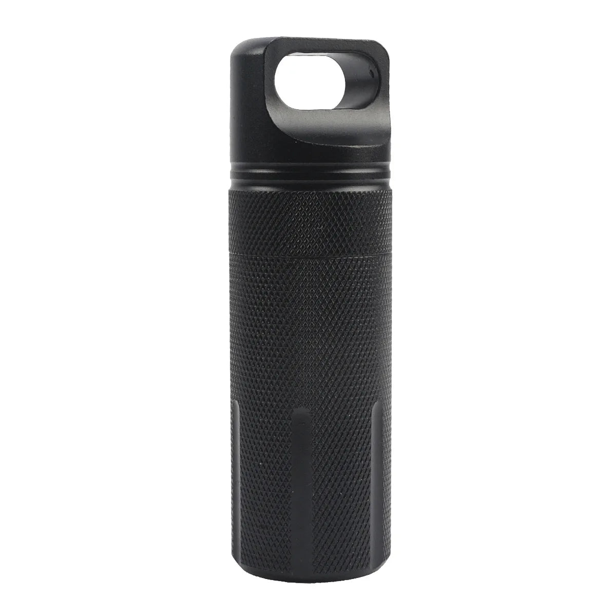Pilulier Portable en Alliage d'Aluminium Étanche Boîte de Rangement Scellée Contenant de Voyage pour Petites Pilules Étui à Médicaments de Poche