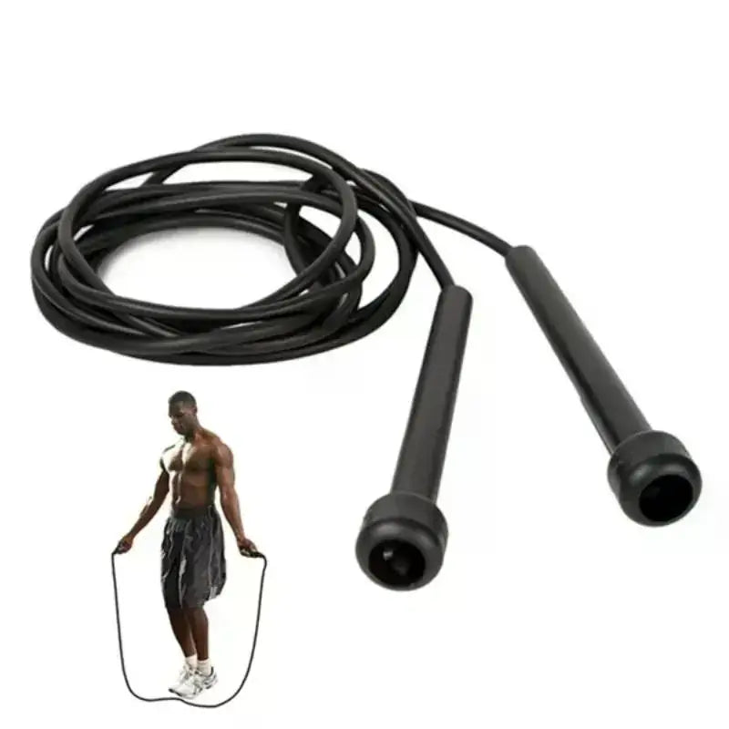 1 Corde à sauter rapide 2,8 m professionnelle pour enfants et adultes, en PVC, réglable, équipement de fitness, entraînement de boxe musculaire