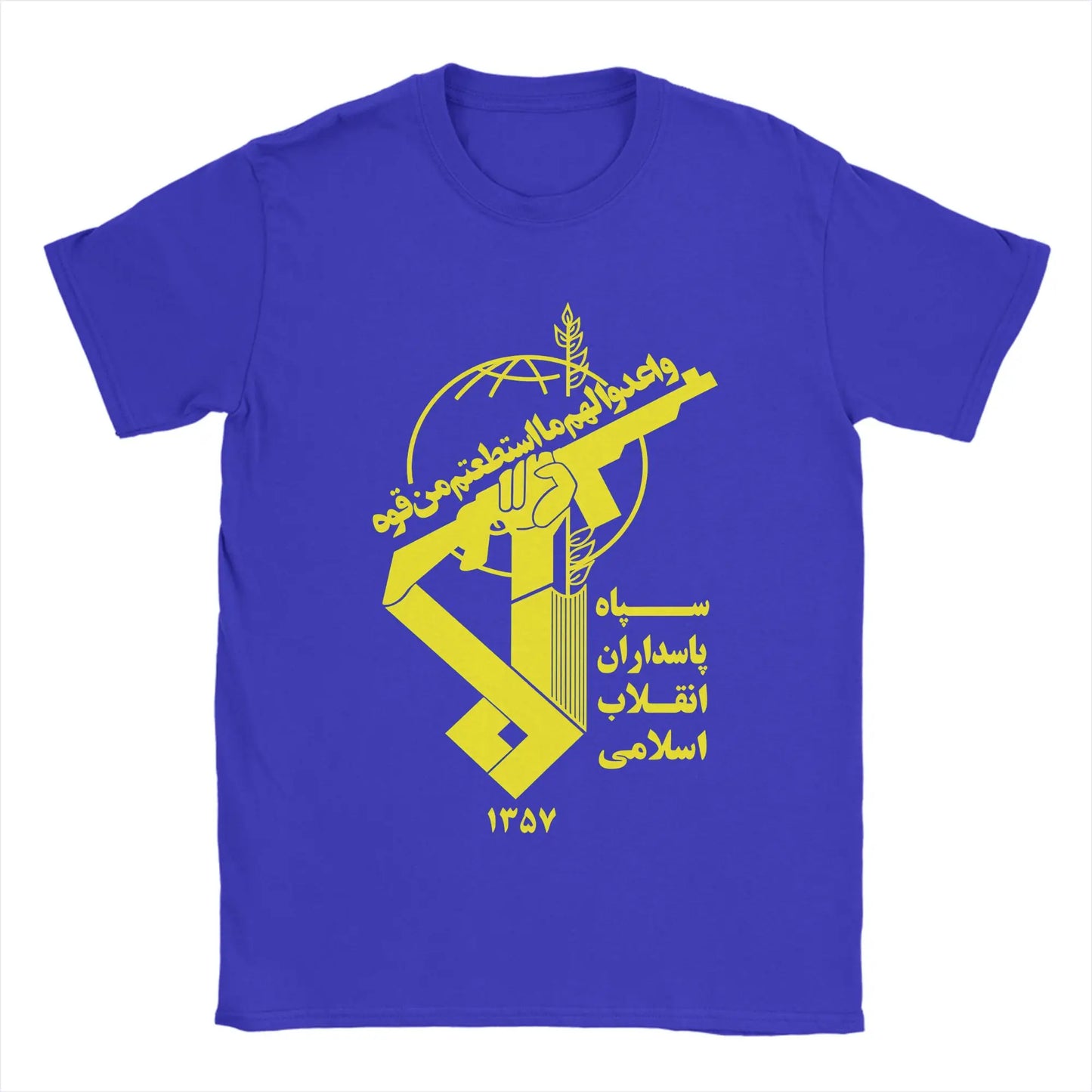 Herren IRGC T-Shirts 100 % Baumwolle Kleidung Hipster Kurzarm Rundhals-T-Shirts Neu eingetroffene T-Shirts