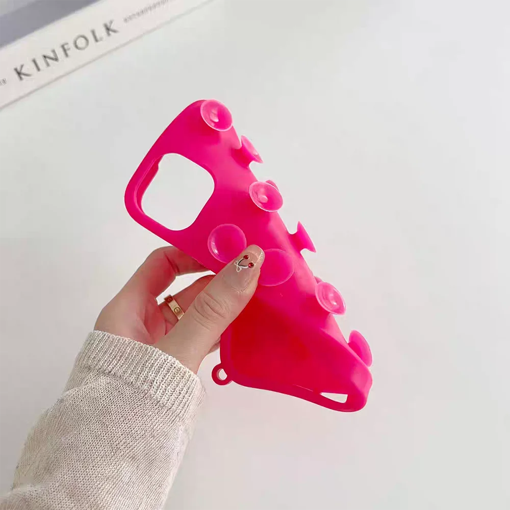 Suction Cup Phone Case For iPhone 16 Pro Max Case iPhone 17 13 11 12 14 15 Pro Max 14 Plus Wrist Strap Bracelet Lanyard Cover