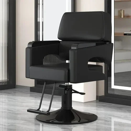 Chaise de Salon de Luxe Lifter, Protecteur en Métal, Dossier, Chaise de Barbier Pivotante, Fauteuil Confortable Nordique, Cadeira De Cabeleireiro, Mobilier de Salon