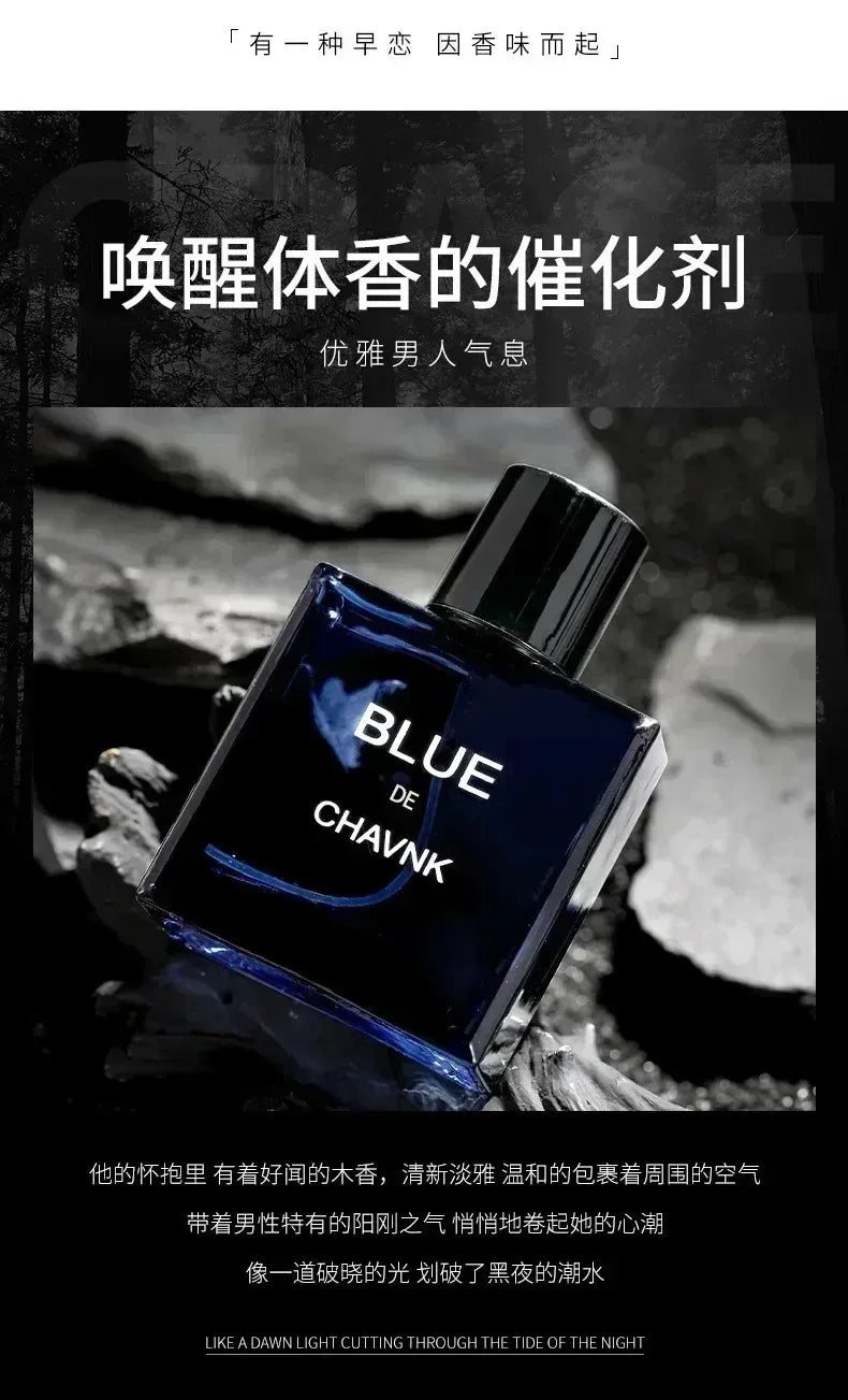 50 ml-100 ml Herrenparfüm Klassisches blaues Parfüm blaues Parfüm Körperspray Dates Partys Treffen Herren ziehen Frauen an Parfüms