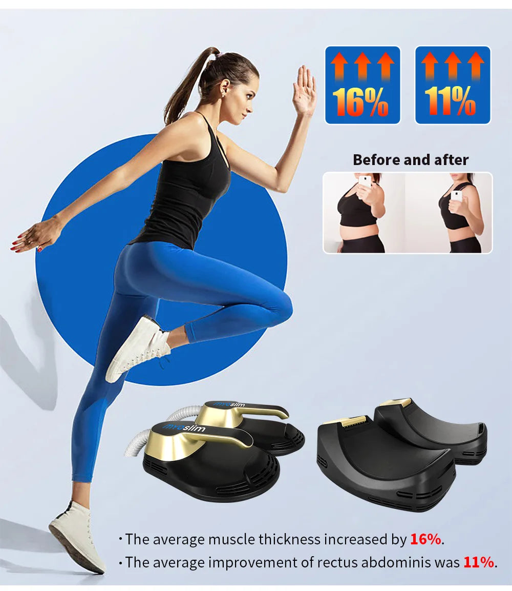 Myoslim 6500W HF Elektromagnetische Körperschlankung Muskelstimulation Fettentfernung Körperschlankung Muskelaufbau EMS Body Sculpt Maschine