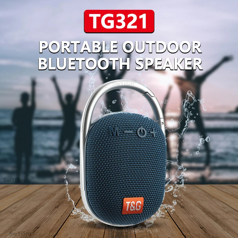 Mini enceinte Bluetooth portable, boîte à musique sans fil, petit caisson de basses, basse, PC, TV, radio FM, étanche, Caixa De Som Mp3