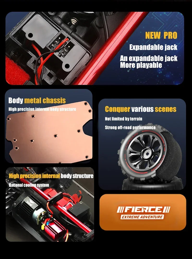 SG116MAX SCY9522 1:16 High Speed Drift Racing 80KM/H Brushless Motor 4WD 9522PRO 50KM/H RC Car Off Road Car Toys For Kid Gift