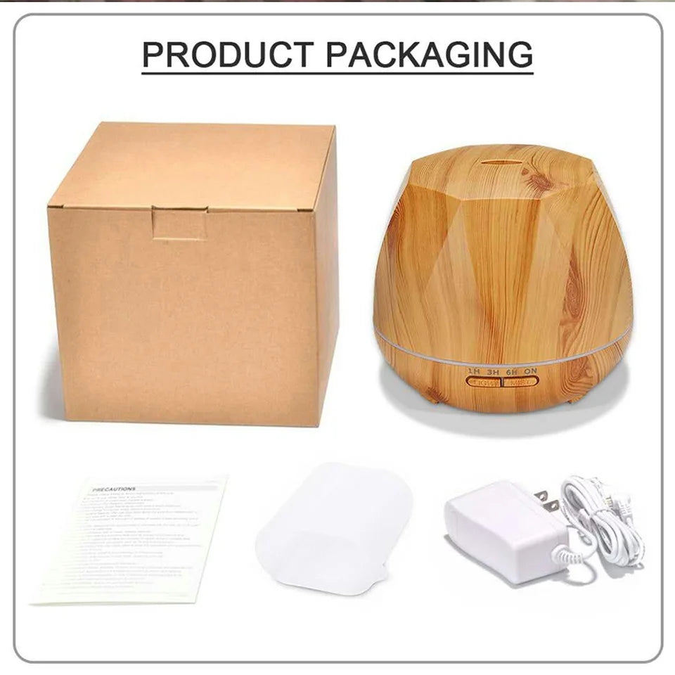 Aroma-Diffusor Ätherisches Öl Aromatherapie Ultraschall-Luftbefeuchter Automatische Fernbedienung Luftbefeuchter 300 500 1000ml