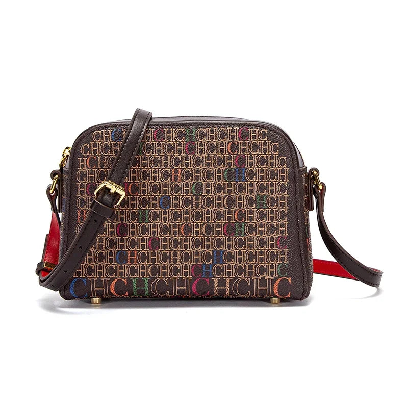 Klassische Luxus-Damenhandtasche Quadratische PVC-bedruckte Umhängetasche Modische Damen-Designer-Damentasche
