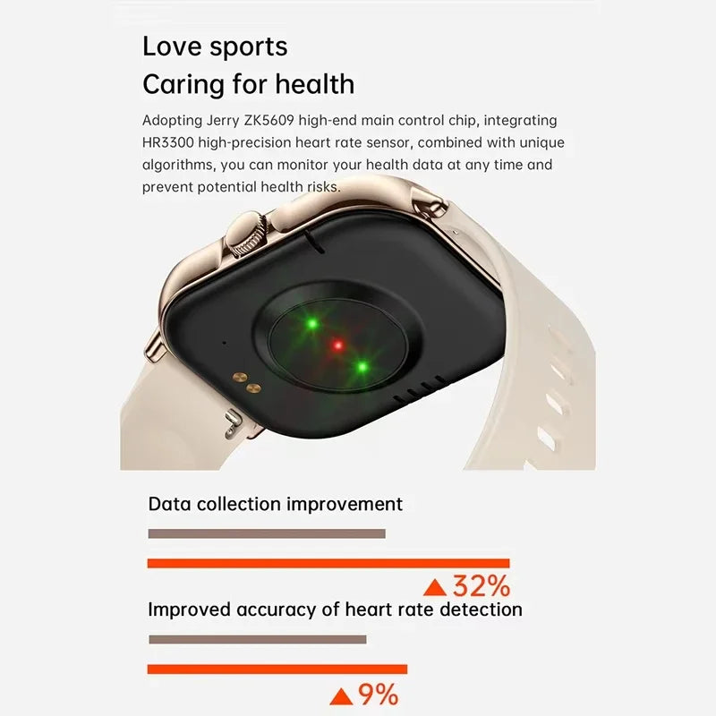 VIVO Smartwatch Android IOS Geschenk Bluetooth Anruf Smartwatch 2025 Touch-Zifferblatt Musik Fitness Tracker Sportuhren + Kopfhörer NEU