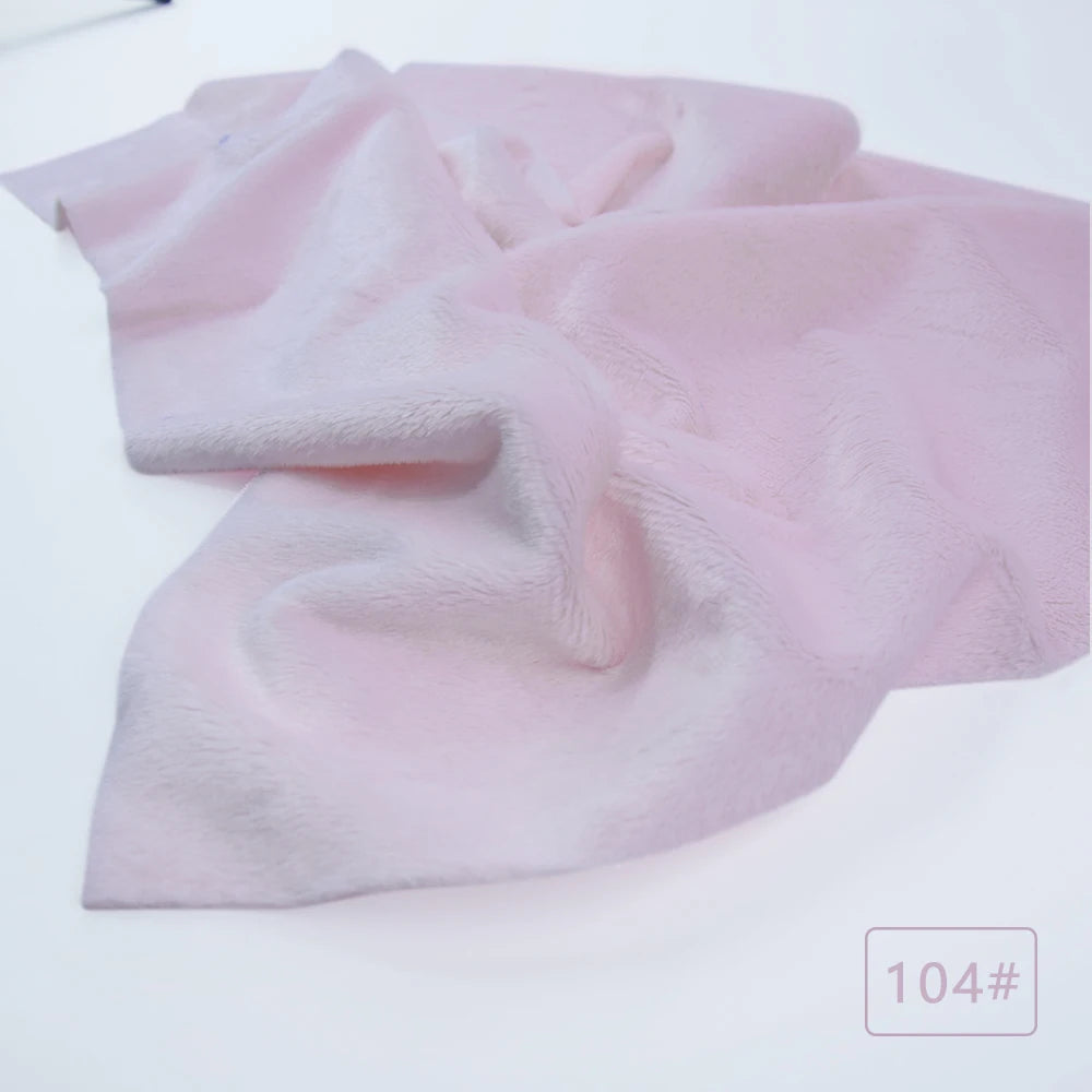 5mm plush fabric sales non elastic 45x50cm short hair plush fabric artificial fur polyester fiber DIY plush mink fabric