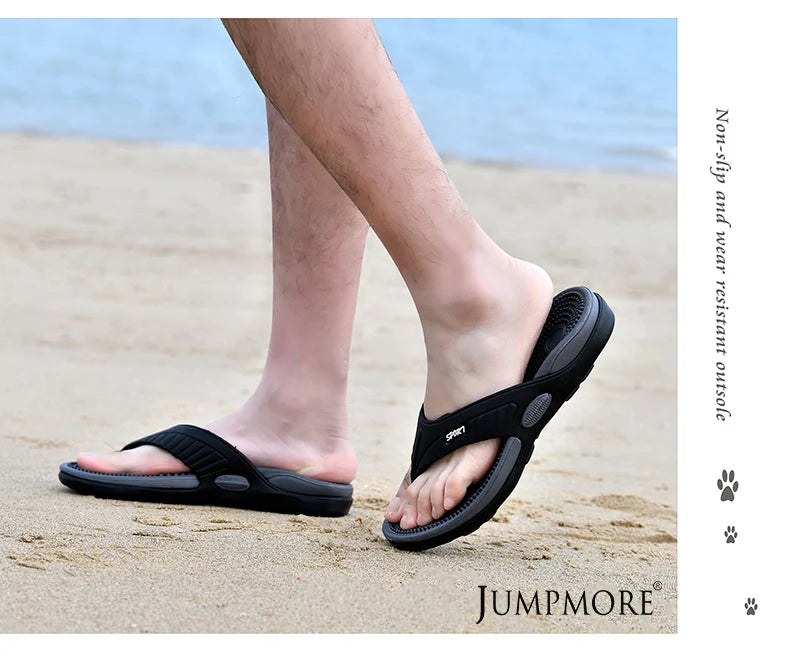 Tongs de Massage Hommes Pantoufles d'Été Sandales de Plage Confortables Hommes Chaussures Décontractées Mode Hommes Tongs Chaussures Tendance 2023