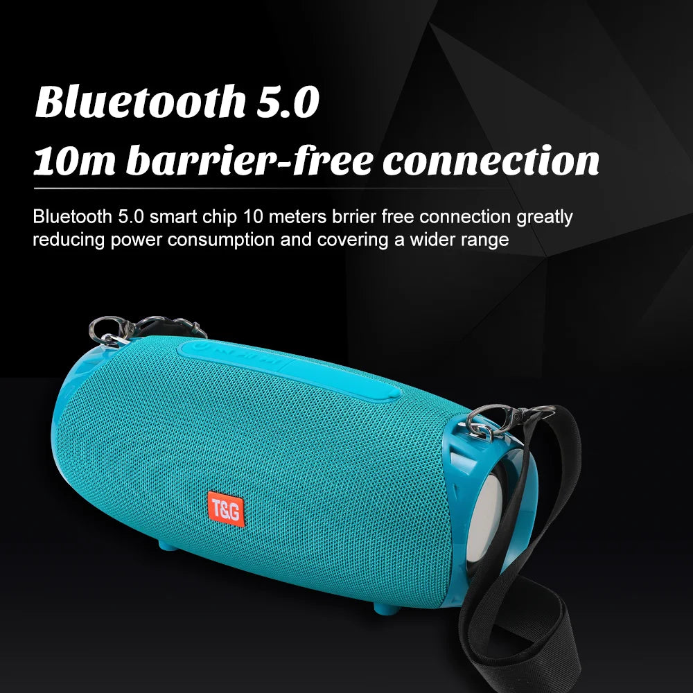 Subwoofer Bluetooth Lautsprecher Tragbare Soundbox Musik Drahtloser Tieftöner Bass Computer PC TV Radio FM 10W Leistungsstark Groß