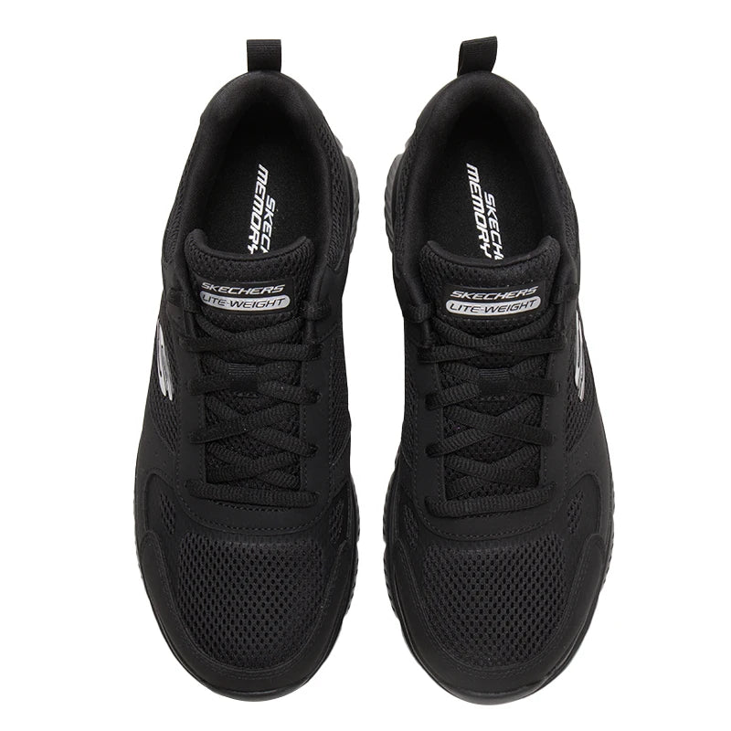 Skechers Herrenschuhe Sportschuhe Mesh Atmungsaktive Walkingschuhe Outdoor Leichte verschleißfeste 8790230-BBK