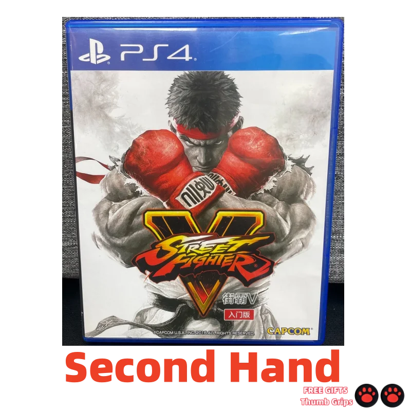 Playstation4 PS4 Gebrauchte Spiele-CD Street Fighter 5 PS4 Zufällige Version Spielkarte Street Fighter 5