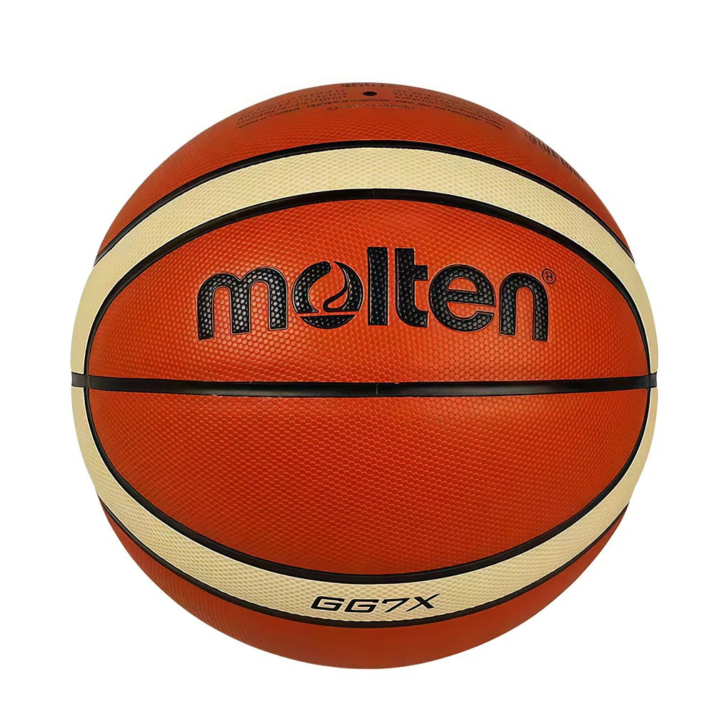 Molten GG5X GG6X GG7X Basketball Cuir PU pour Adulte Adolescent Enfant Match Entraînement Extérieur Intérieur Approuvé FIBA