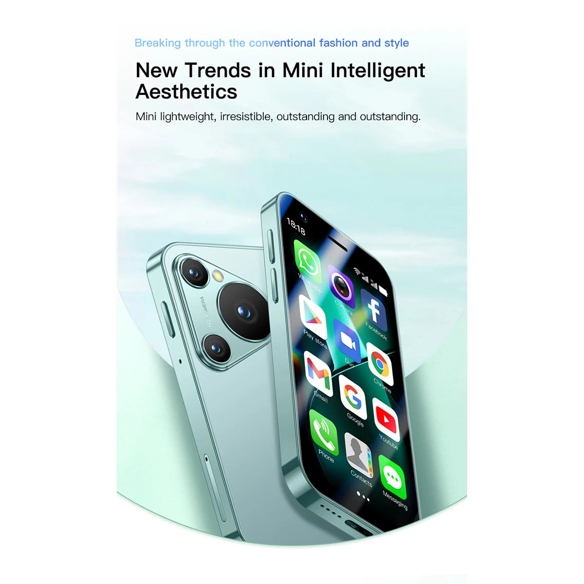 3G All-Network Mini Android Smartphone, 3.0-inch, Global Version, Supports GPS, 2+16GB, Compact and Portable
