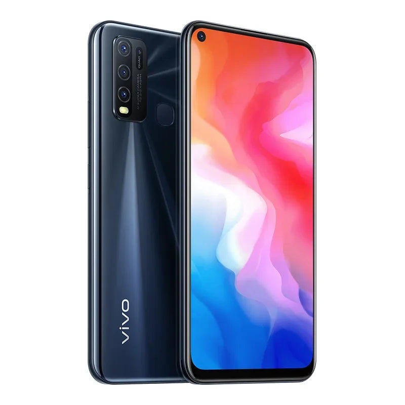 Global Firmware VIVO Y50 Smartphone Snapdragon 665 Octa Core 6.53" 5000mAh 8Go 128Go Appareils Photo 16.0MP Y 50 Téléphone d'occasion