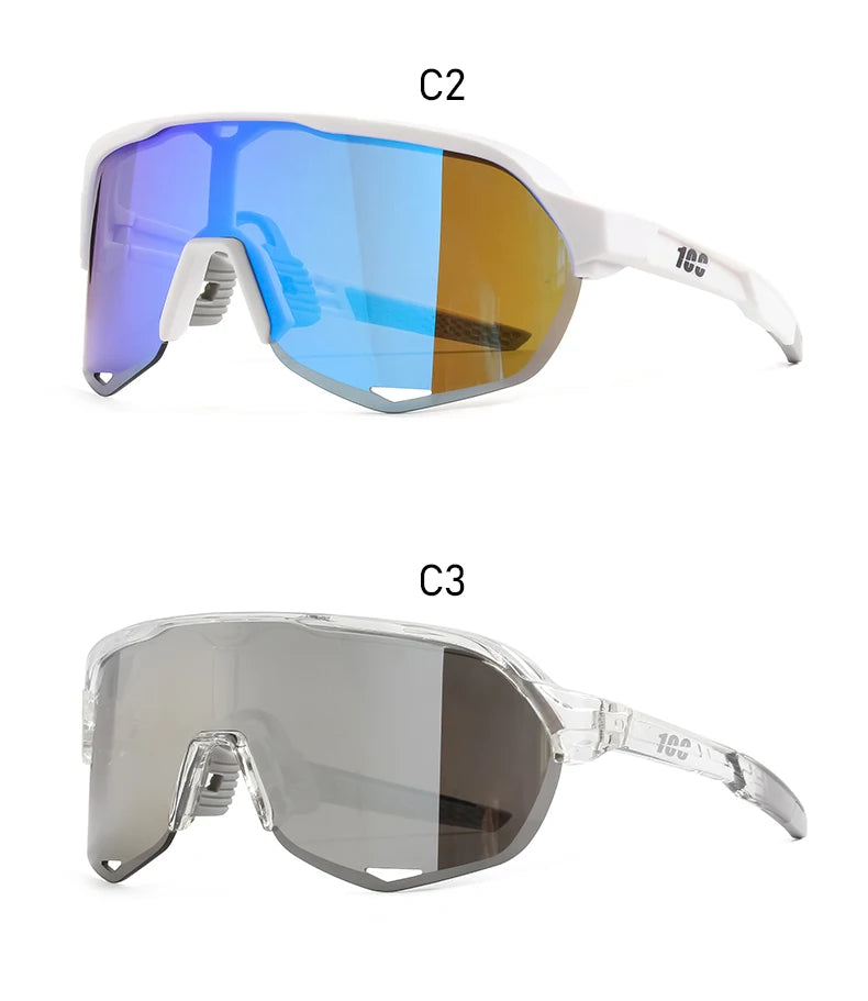 100 Cycling Glasses Outdoor Sports Sunglasses Men MTB Cycling Sunglasses Women Road Bike Goggles UV400 Bicycle Eyewear