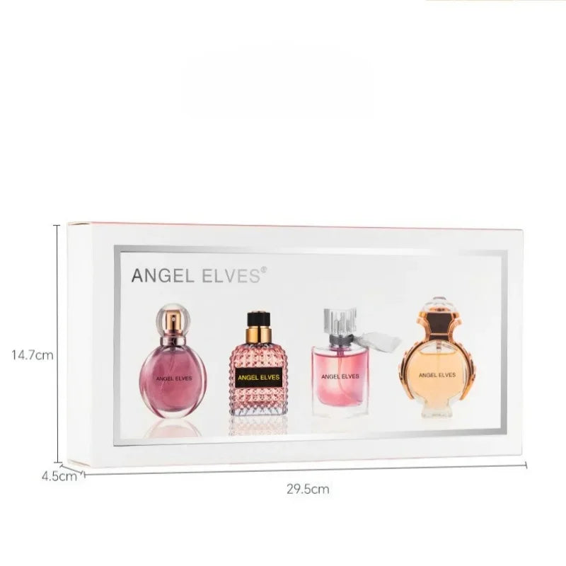 Original Damen Parfüm Geschenkbox Parfüm-Set 4 Stück * 30 ml Lang anhaltender frischer Duft Eau De Toilette Geschenk für Damen Herren Pheromon