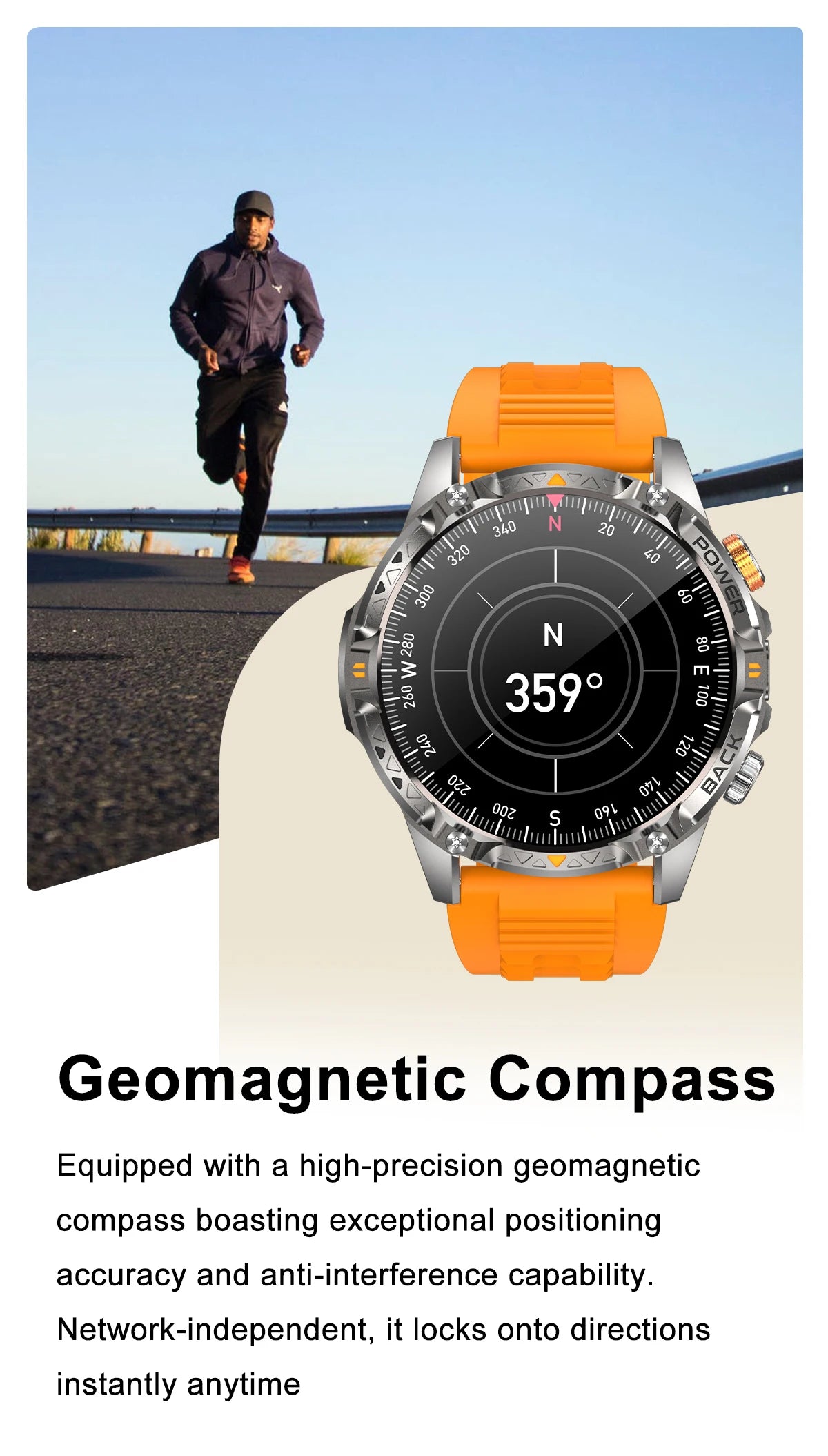 LIGE Nouvelle Montre Intelligente Militaire Hommes 1000mAh Batterie Super Capacité Bracelet Sportif Extérieur Moniteur de Fréquence Cardiaque Montre Connectée Étanche