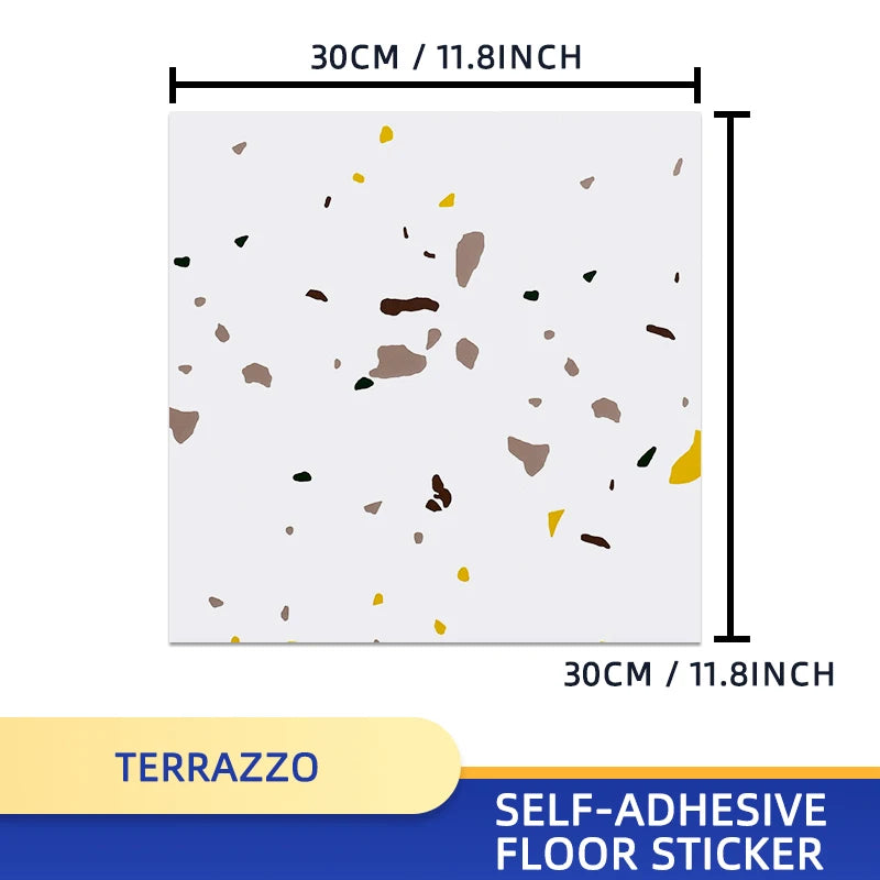 20 Stück Wandaufkleber PVC Marmorimitat Selbstklebende Bodenaufkleber 30*30cm Wasserdichte Badezimmer Wohnzimmer Dekorationsabziehbilder