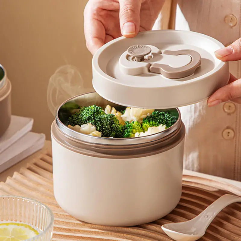 350ml/650ml Food Thermal Jar Insulated Soup Cup Thermos Containers Stainless Steel Lunch Box Thermo Keep Hot for School Children