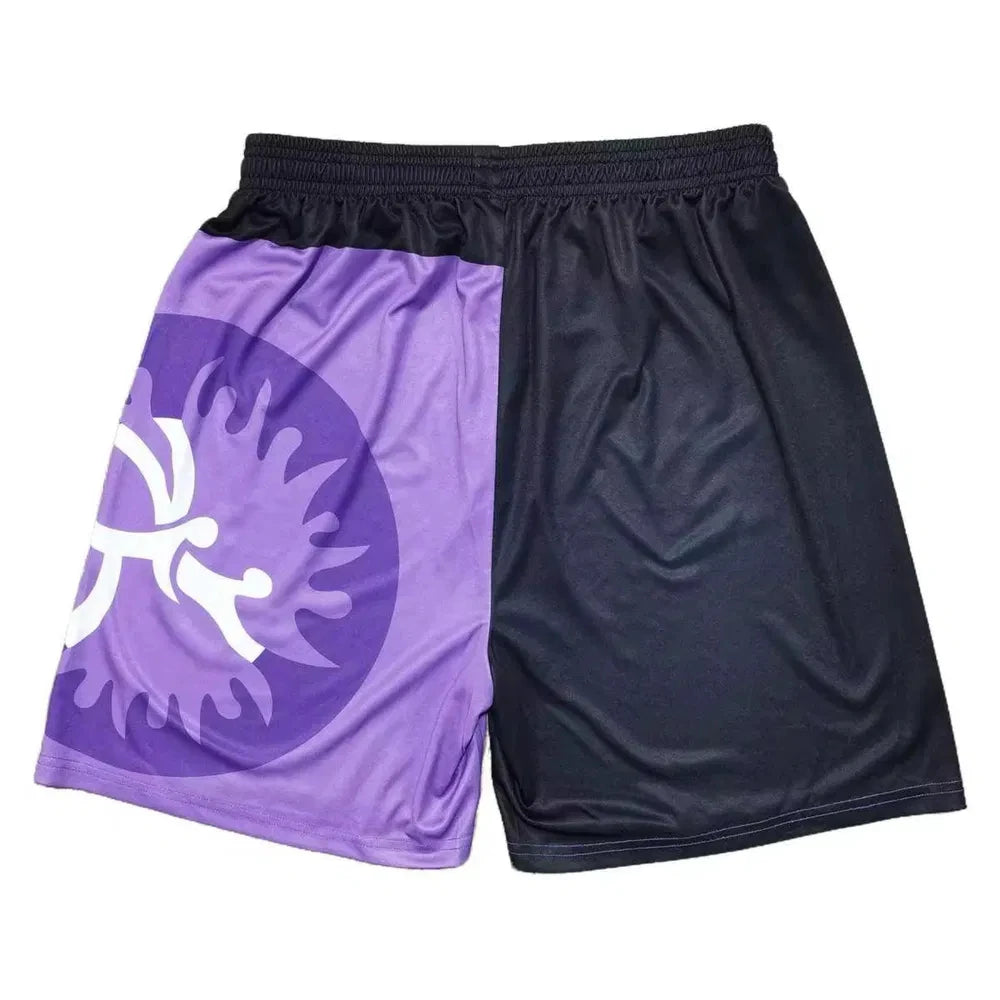 Sommer Trendy Fitness Atmungsaktives Sportoberteil und Shorts-Set für Herren und Damen – schnell trocknend, für Kampftraining und Laufen, Kurzarm