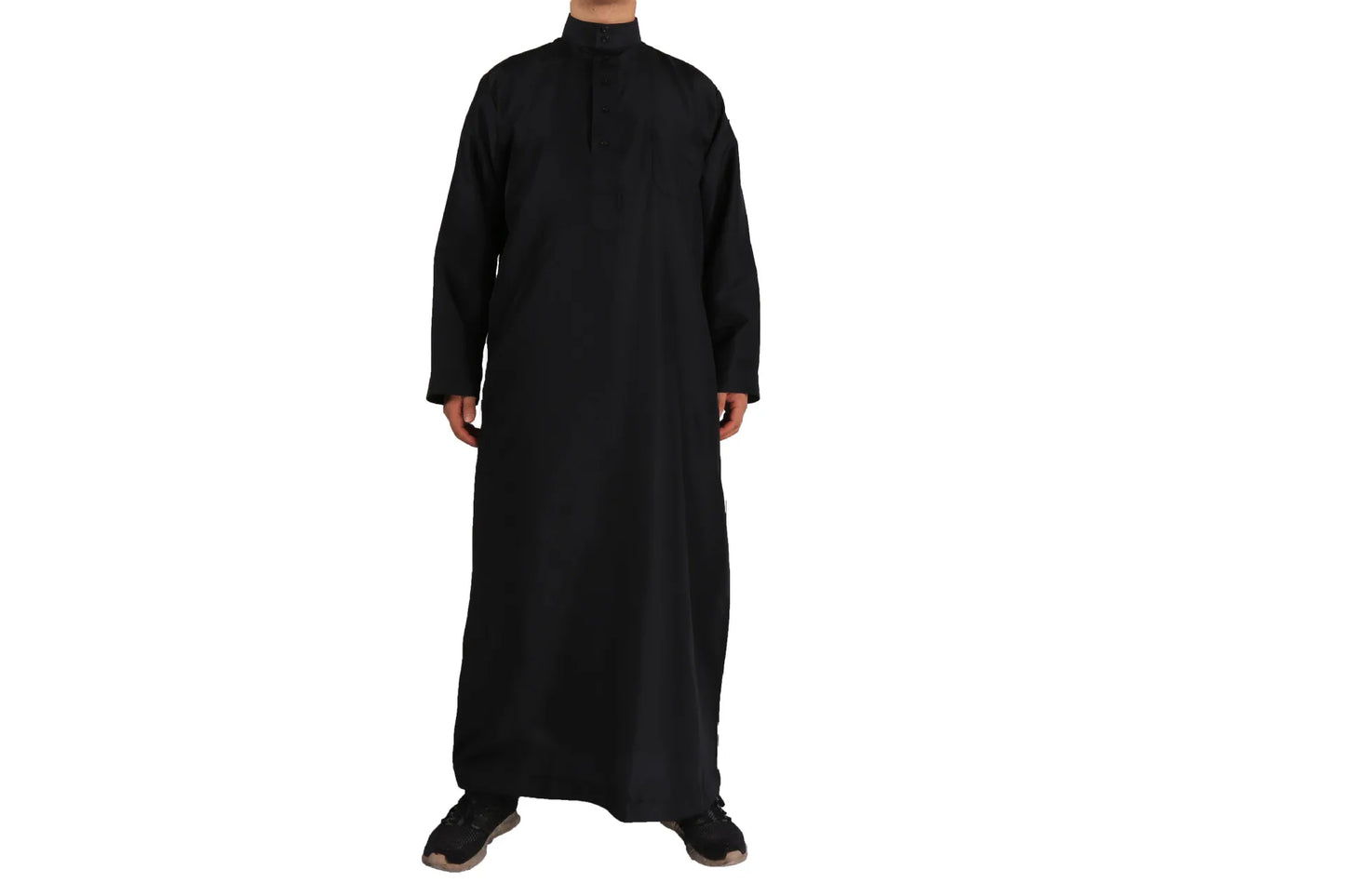 Muslim Fashion Abayas for Men Solid Crew Neck Jubba Thobe Loose Casual Robe Saudi Arabic Kaftan Pakistan Caftan Islamic Clothing