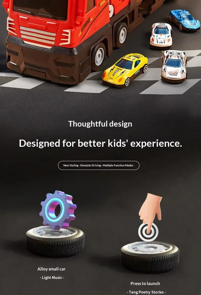 Race Track Car Ramp Toy Educational Game For Boys Children Racing Gliding Track Toys Puzzle Gliding Rail Car Park Toy