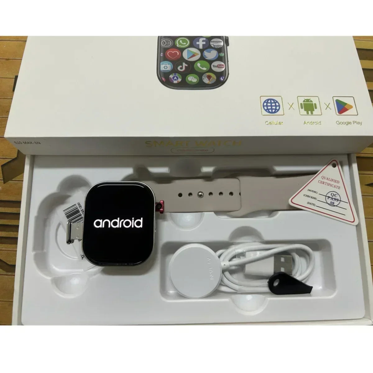 La smartwatch Android 4G VP99 dispose d'une caméra rotative à 180°, d'un emplacement pour carte SIM, du suivi GPS, de la connectivité WiFi, d'un espace de stockage de lecture et de la voix IA.