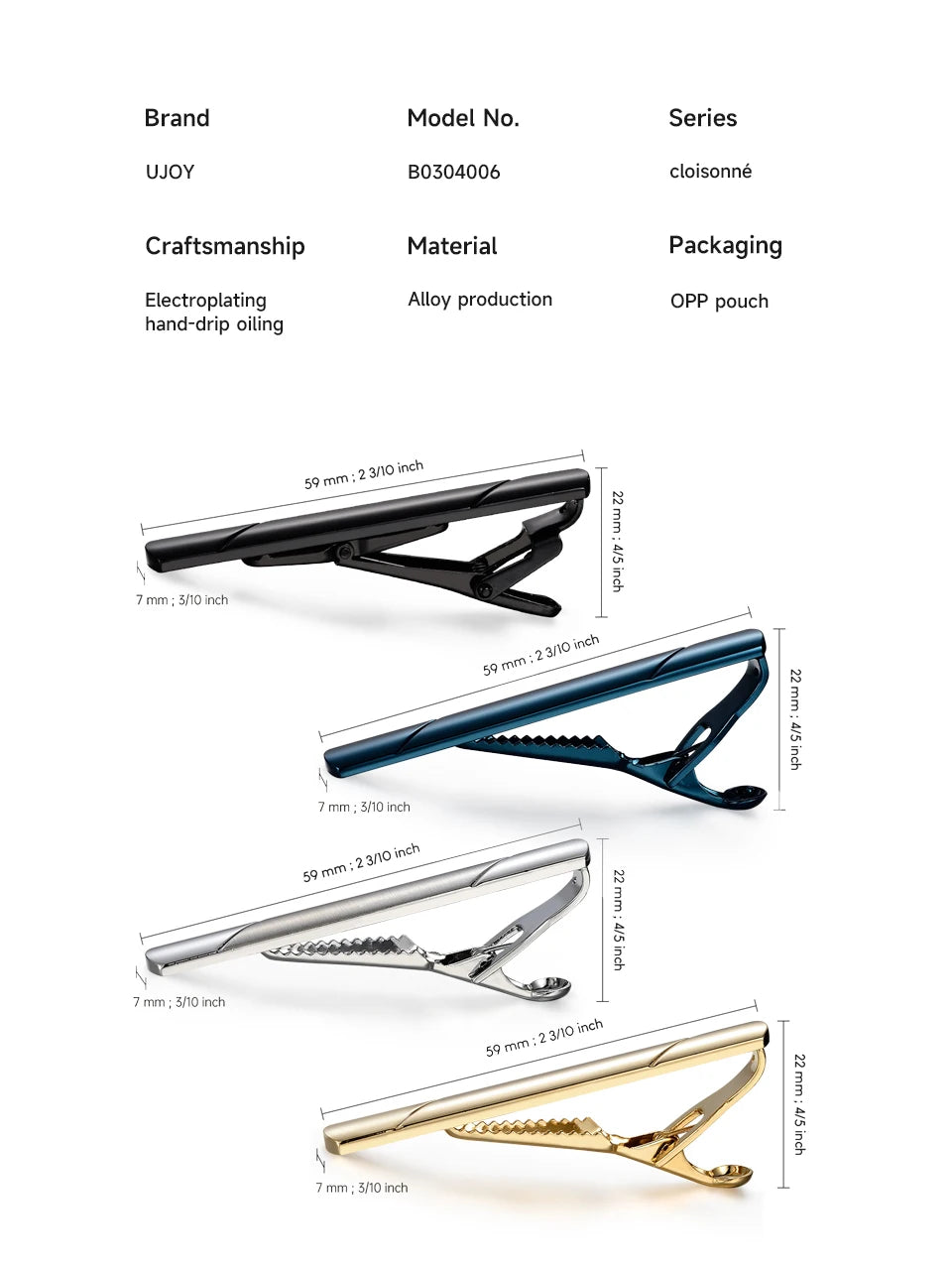 Pince à Cravate Minimaliste Pour Homme Pince à Cravate Pour Chemise Homme Boîte Cadeau Fête Professionnel Bijoux Boutons De Manchette Homme Luxe Avocat Mode Homme