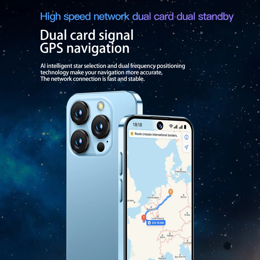 SOYES XS19 Mini Smartphone 3.88 Zoll 2 GB RAM 16 GB ROM Android 10.0 mit Gesichtserkennung Dual SIM Standby 3G-Netzwerk Kleines Telefon