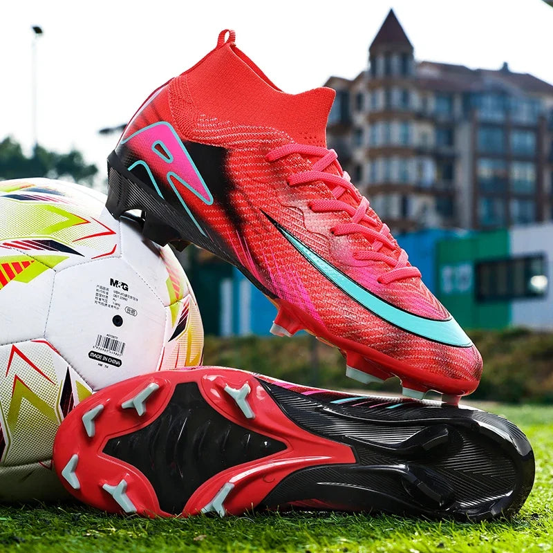 Neue Herren-Fußballschuhe Trainingsschuhe FG Ultraleichte Fußballschuhe Outdoor Drop Shipping Fußballschuhe Rutschfeste lange Stollen
