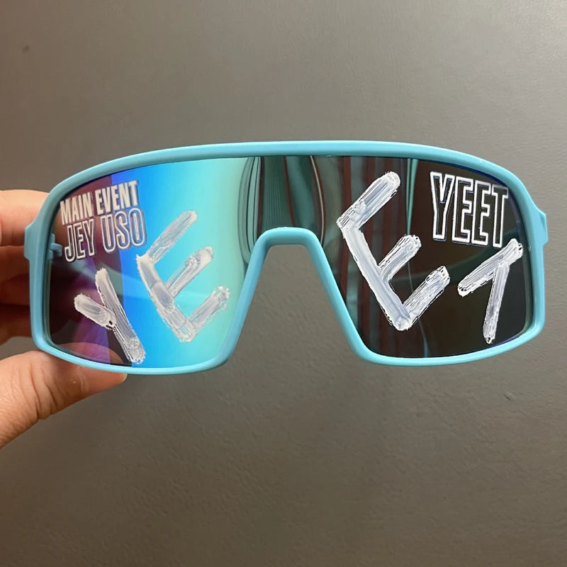 Jey Uso Yeet Sport Sonnenbrillen Kinder Brillen Blue Bloodline USOS Seltene Farben Sonnenbrille Eyewear Geschenk