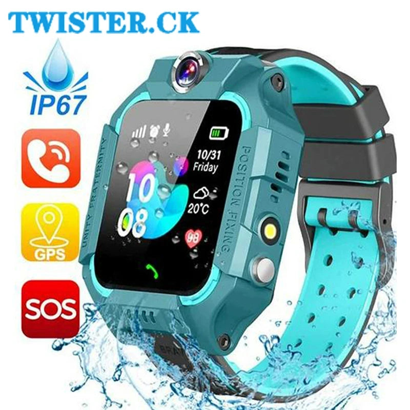 Lenovo Q19B Kids Smart Watch With Headset 4G GPS Location Tracker Sim Card Waterproof Call Camera Mobile Smartwatch For Gift