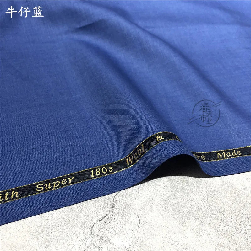 Italienischer Kammgarn-Twill-Stoff – knitterarm – Designeranzüge und Hosenmaterial für Business-Kleidung im Großhandel
