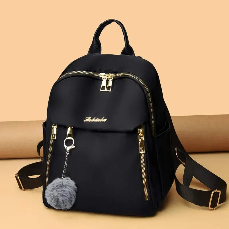 Sacs à dos simples grande capacité nouveau sac de voyage noir pour femmes sac à dos étudiant Harajuku solide unisexe sacs Streetwear