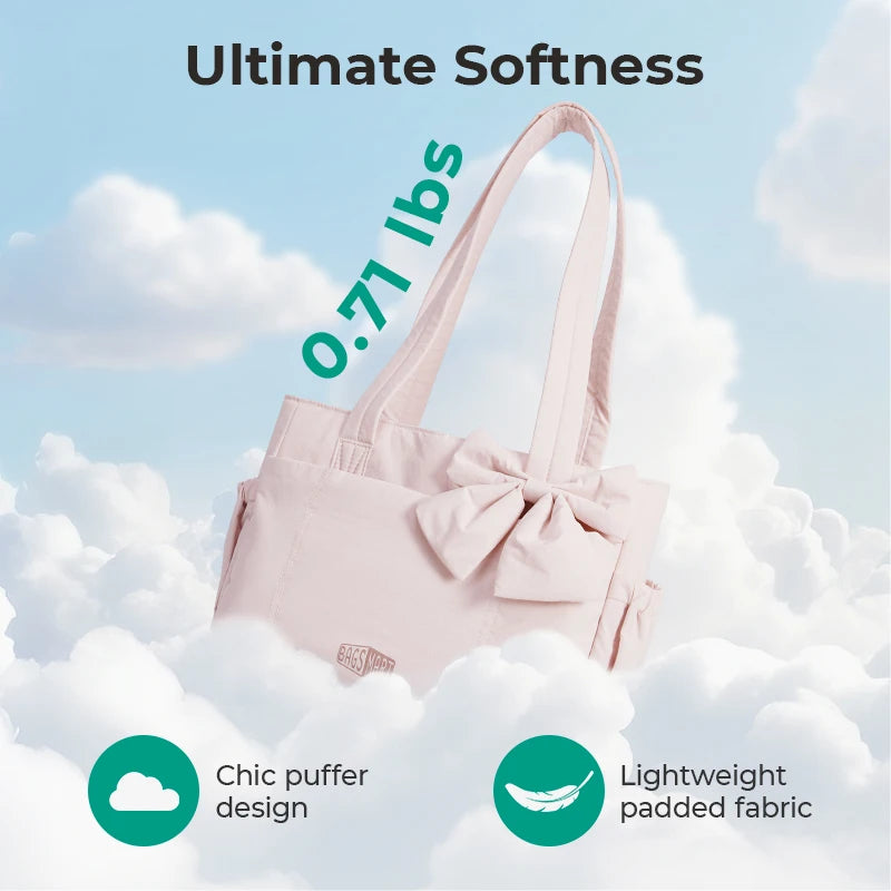 BAGSMART Vielseitige Reise-Tragetasche für Damen, Pendeltasche, mehrere Taschen, Umhängetasche, College-Schultasche, Schultertasche