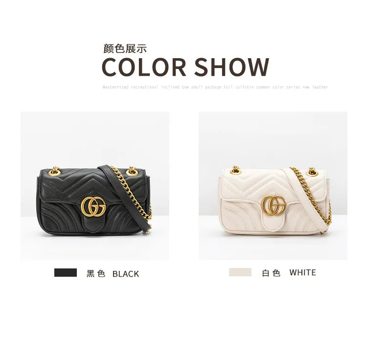 2025 new autumn small fragrant wind rhombus chain bag fashionable shoulder messenger bag