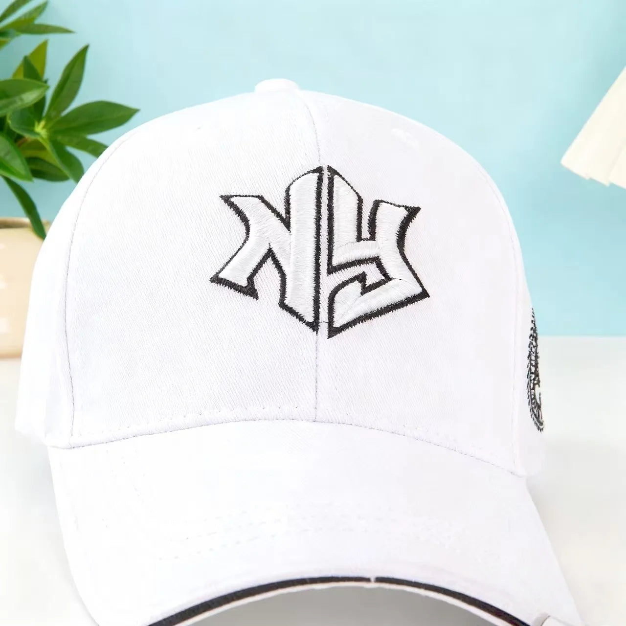 Casquette de baseball classique New York blanche - casquette papa unisexe à sangle réglable : Style sportif rétro pour le quotidien, les activités de plein air et