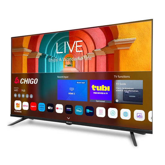 Smart TV Android 11 Version Globale, 32 Pouces, TV LED 4K UHD sans Cadre, WiFi Bluetooth Netflix YouTube Google Play HDR10