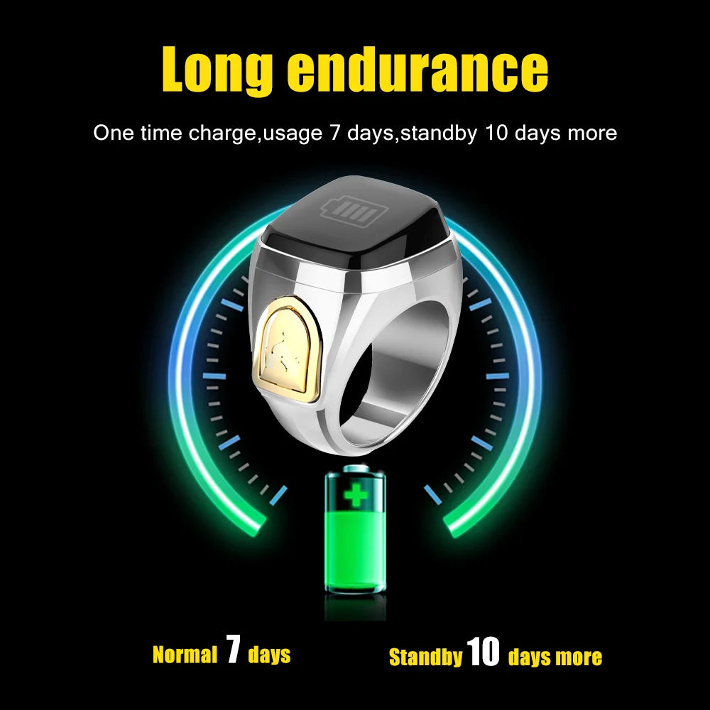 Smart Tasbih Zikr Ring Prayer Time Reminder Smart Tasbih Tally Counter Zikr Ring Prayer Time tasbih counters