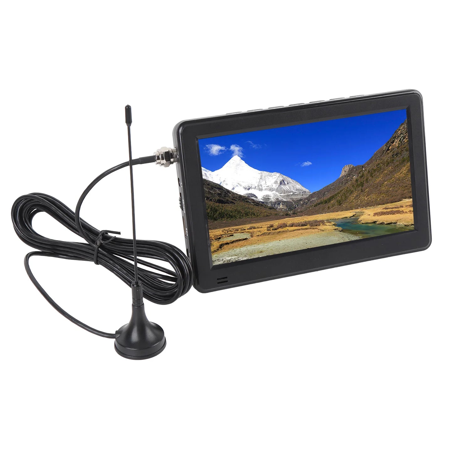 Small Digital TV 6 Inch Rechargeable Color  LED  Digital Television Radio Support High Sensitivity Tuner for Camping