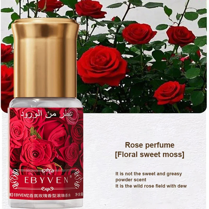 Arabian Floral Fragrance Perfume Natural Last Fragrance To Remove Odor 3ml Saudi Essential Oil Fresh Charm Perfume Essential Oil