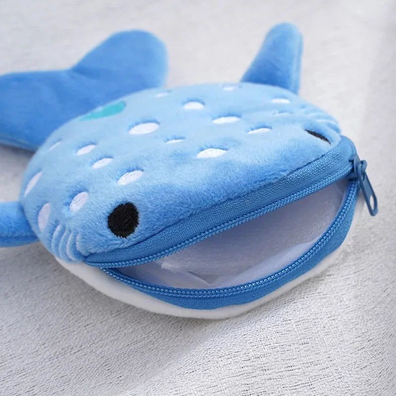 Cartoon Süße Schweinchen Geldbörse Kawaii Portemonnaie Weiche Plüsch Münztasche Schlüssel Kopfhörer Münz-Organizer Beutel Reißverschlusstasche Kindergeschenk
