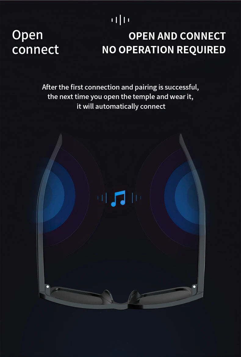 Monster Glasses Headset Wireless Bluetooth 5.0 Sunglasses Outdoor Sport earphone Calling Music Eyeglasses
