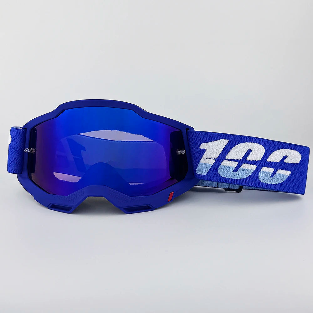 100 Motocross Goggle Glasses MX Off Road Masque Helmets Goggles Ski Sport Gafas for Motorcycle Dirt Bike Glasses and bag