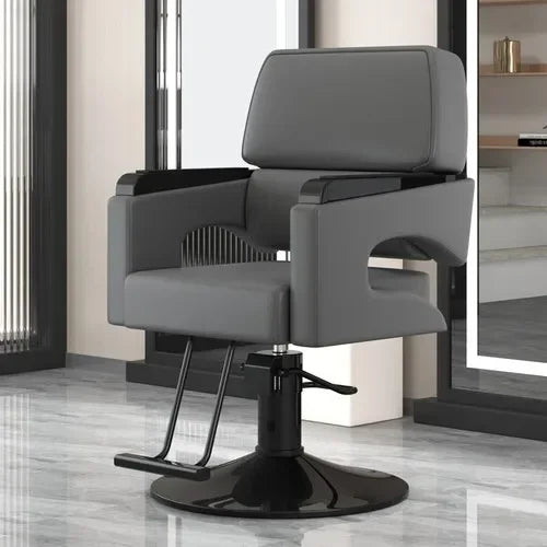 Chaise de Salon de Luxe Lifter, Protecteur en Métal, Dossier, Chaise de Barbier Pivotante, Fauteuil Confortable Nordique, Cadeira De Cabeleireiro, Mobilier de Salon