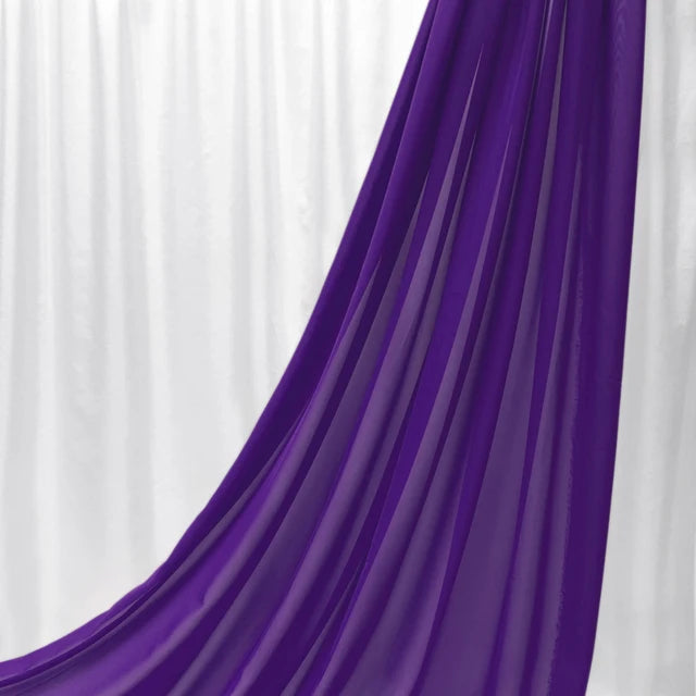 Tissu en mousseline pour robes, jupes, chemises, vêtements, décorations et projets de couture DIY, rose et violet