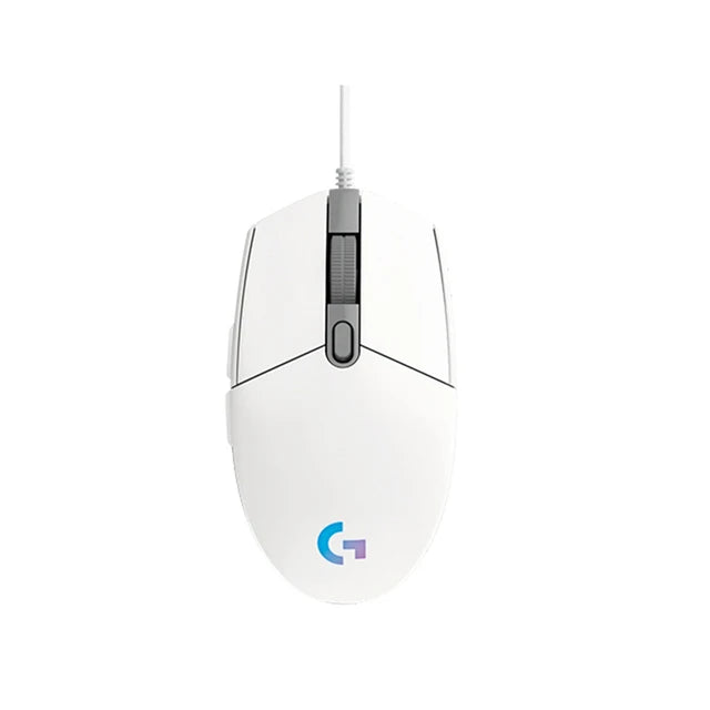Souris de jeu Logitech (G) G102 Souris RVB Conception légère 200-8000DPI Souris ergonomique de deuxième génération Souris d'ordinateur
