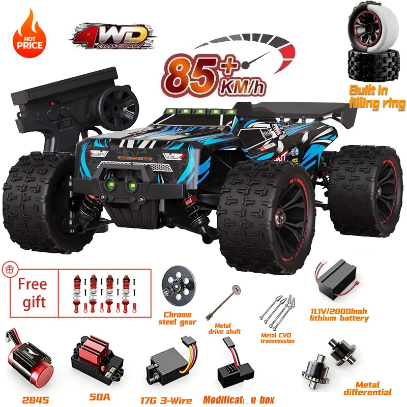 SG116MAX SCY9522 1:16 High Speed Drift Racing 80KM/H Brushless Motor 4WD 9522PRO 50KM/H RC Car Off Road Car Toys For Kid Gift